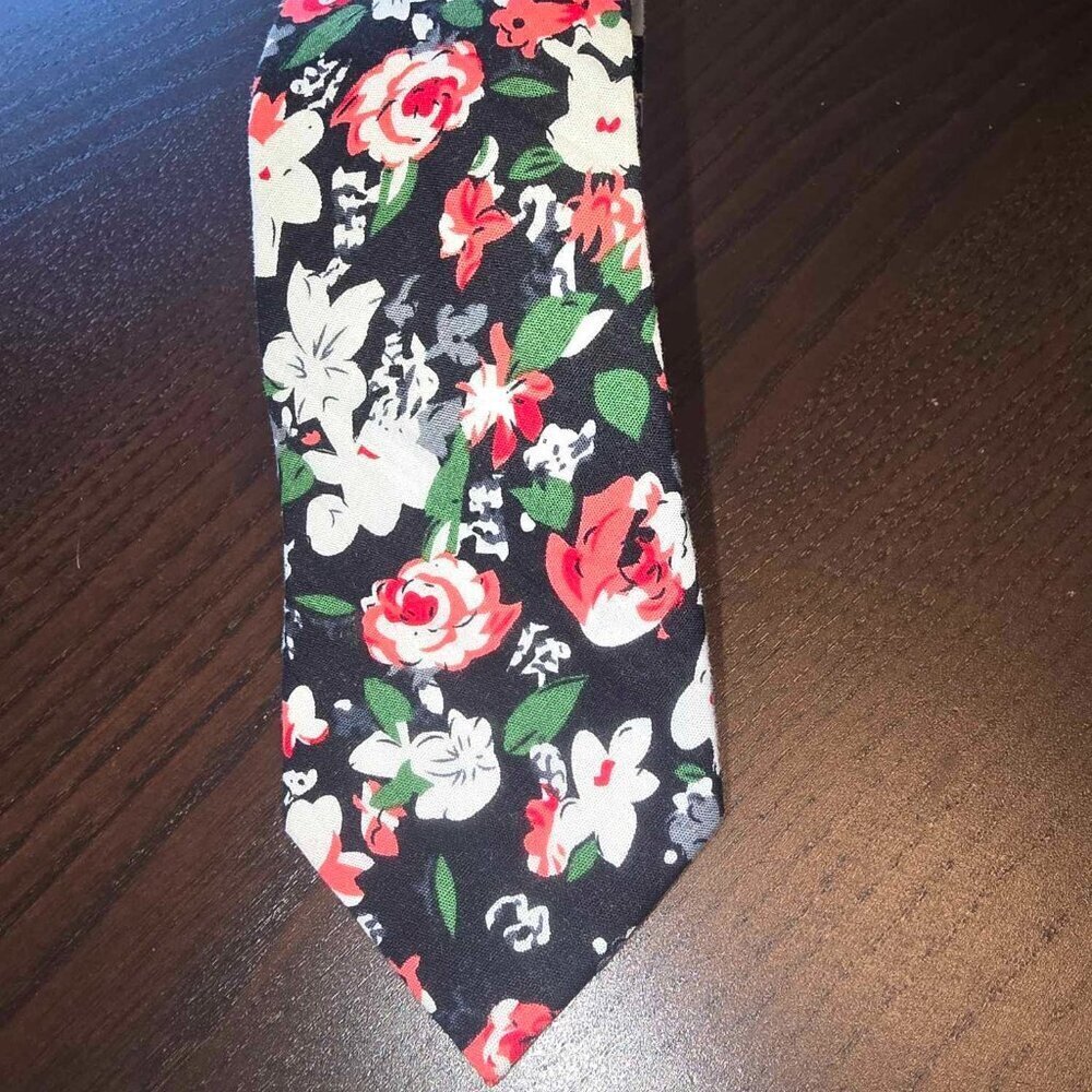 Nordstrom Men's Shop Floral Skinny Tie